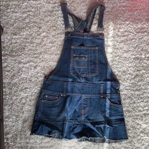 Denim Overall Skirt